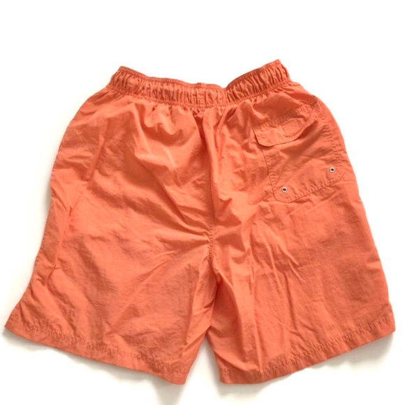 Sand and Sun Mens Orange Swim Trunks, M - Picture 2 of 3